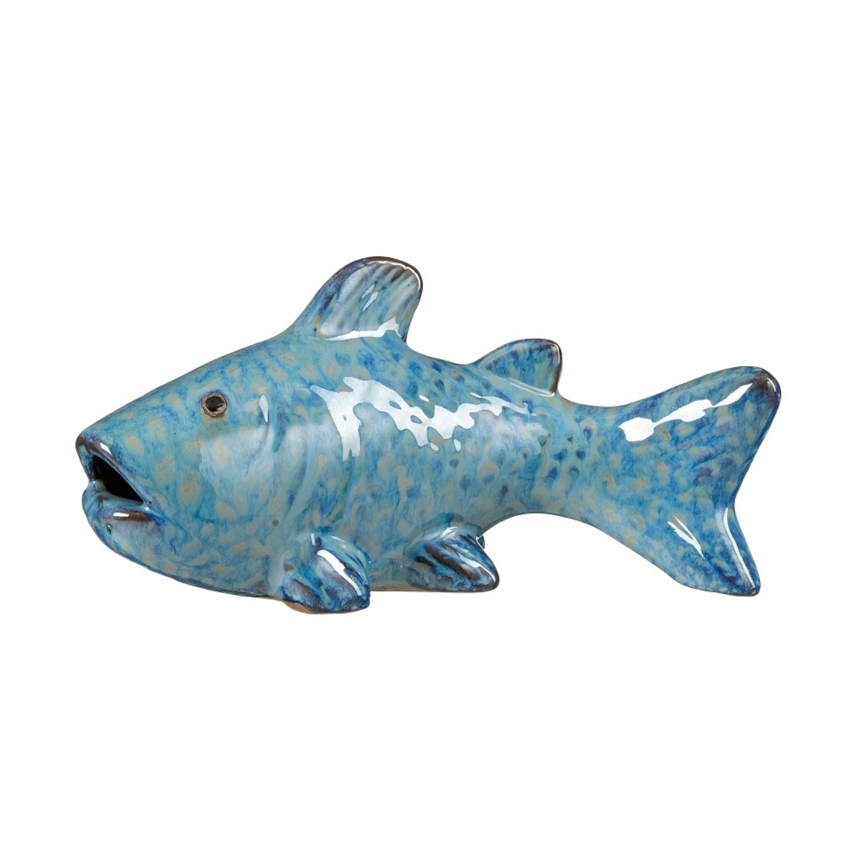 Dekorační figurky zvířat - Ryba keramická 12,5x27cm