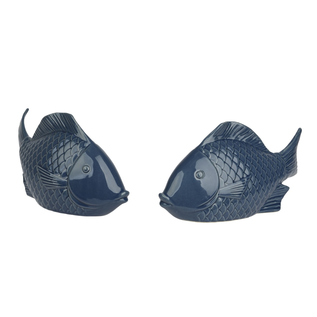 Dekorační figurky zvířat - Ryba porcelánová mix 12x22cm