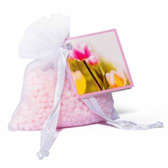 Vůně do prádelníku - Sáček vonný White Tulip organza
