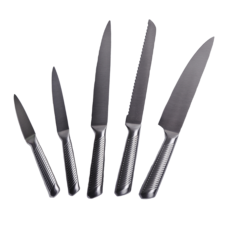 Nože - Sada nožů GROOVE CHEF 5ks ocel YONG