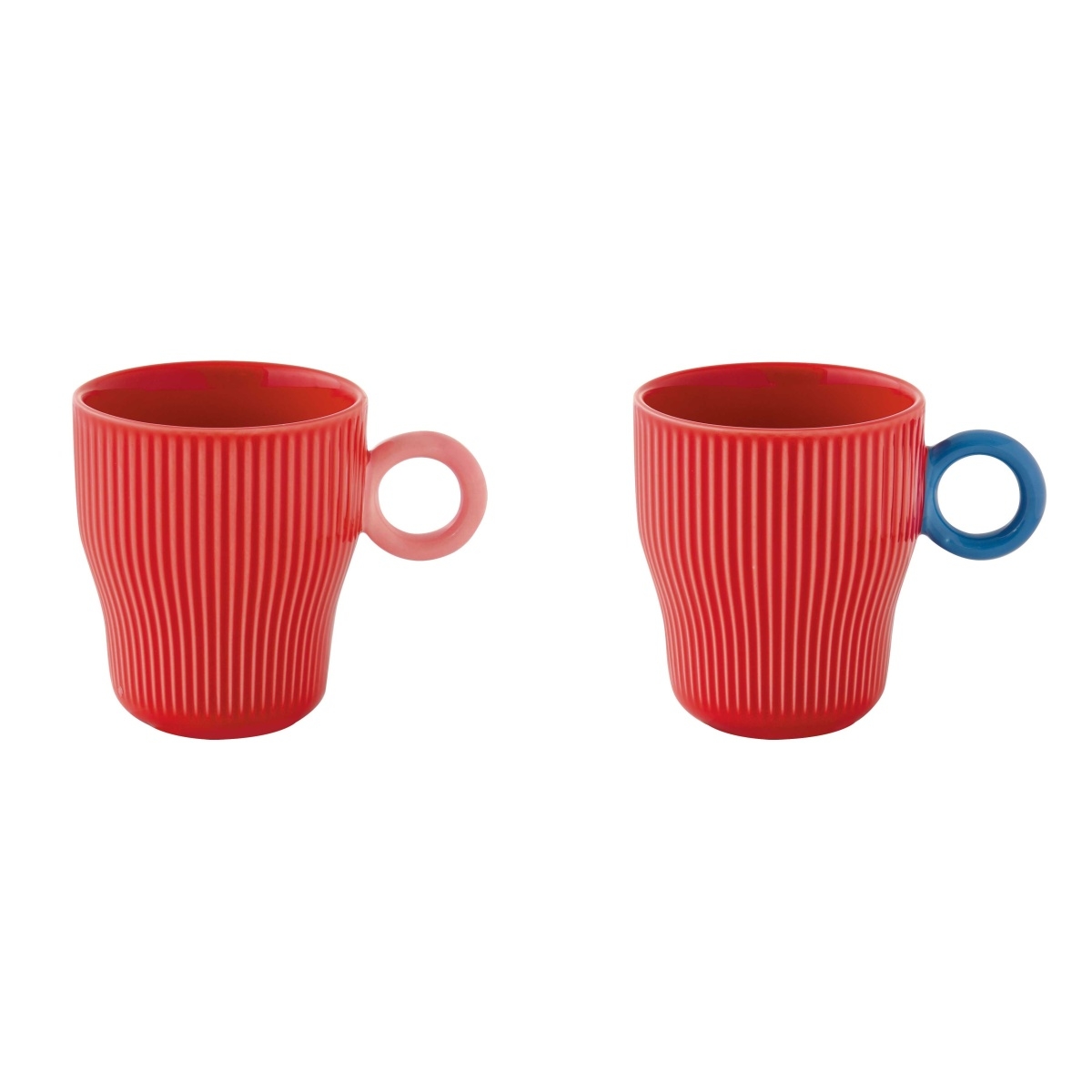 Hrnky a sklenice - Sada porcelánových šálků TWIST&MATCH 2ks