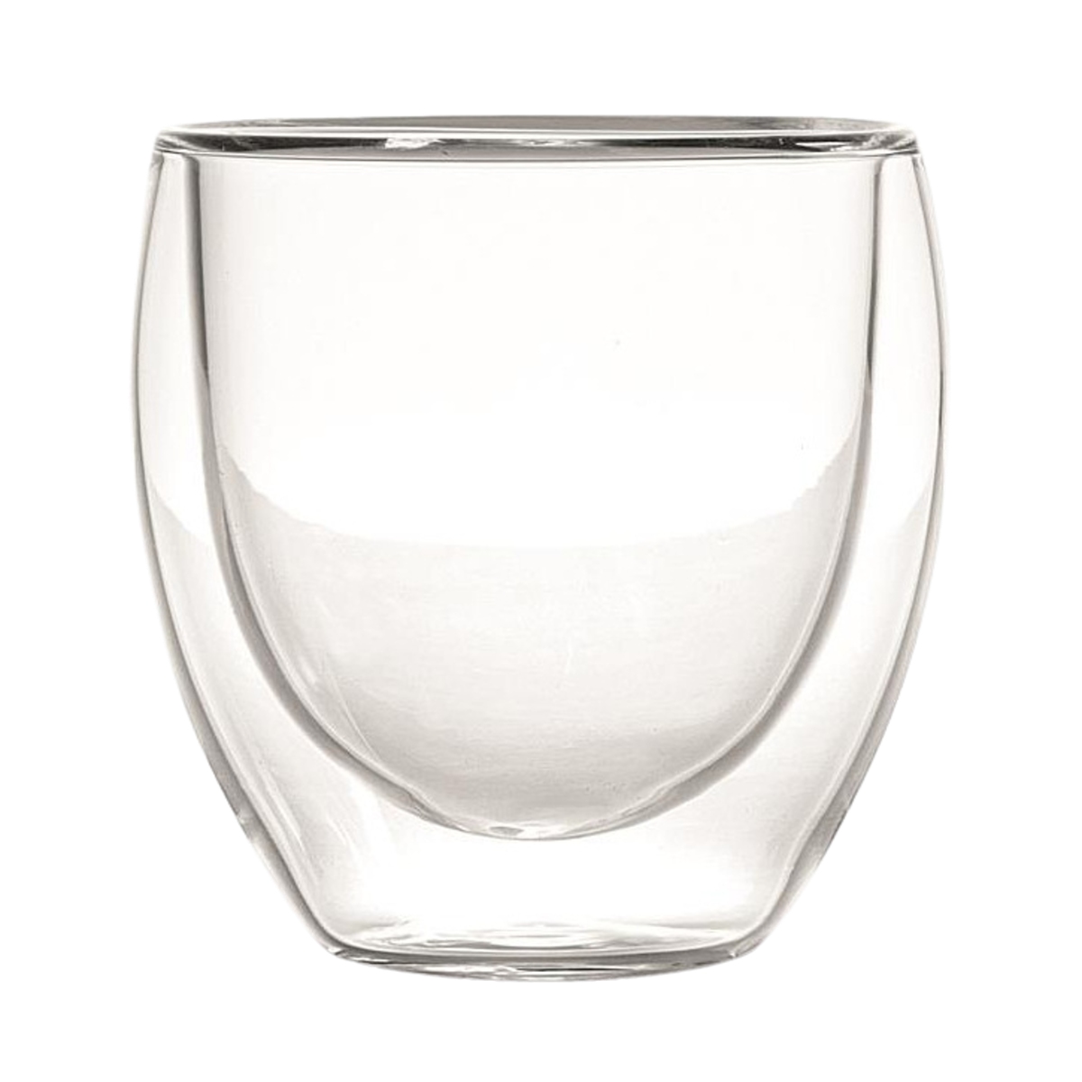 Hrnky a sklenice - Sada šálků/skleniček z borosilikátového skla 80ml/6ks