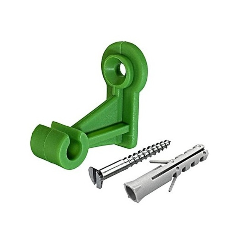 Drobné nářadí - Sada upínání pro zahradní mřížky zelená