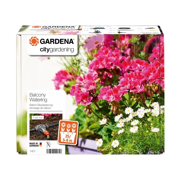 Zálivka a hadice - Sada zavlažovací na truhlíky s čerpadlem