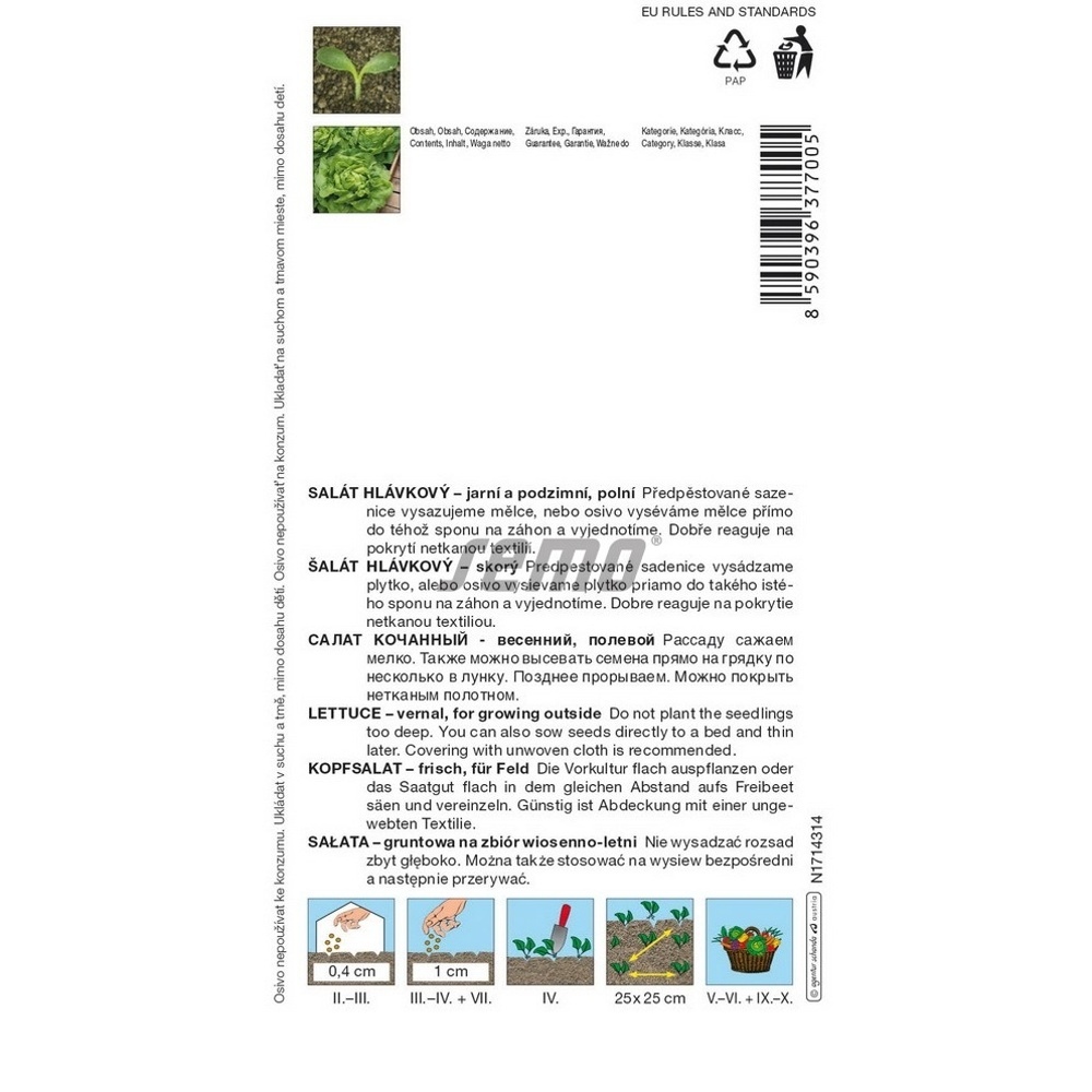 Salát jarní/letní/podzimní Titanus polní-0