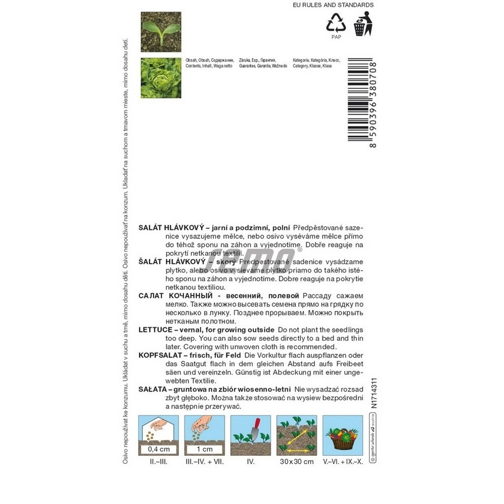 Salát jarní/pozdní Hakon PROFI polní-0