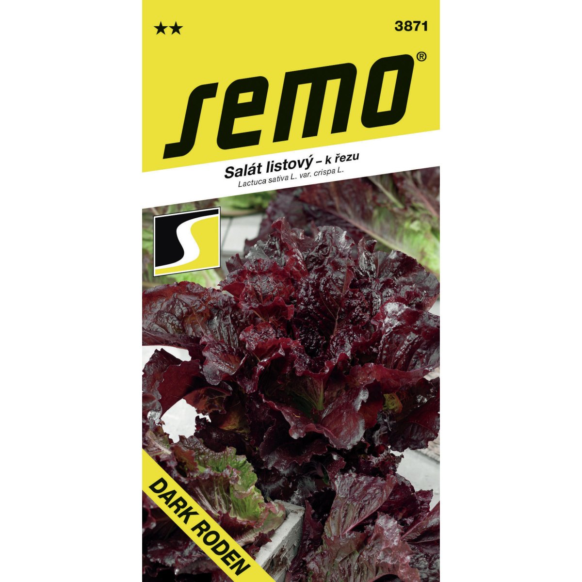 Osivo zeleniny - Salát kadeřavý k řezu Dark Roden