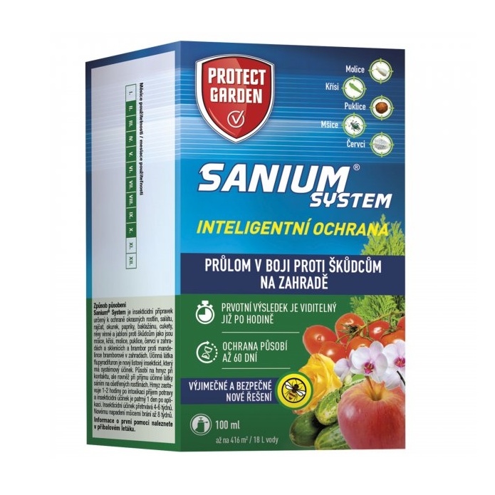 Zahradní chemie - Sanium System koncentrát PROTECT GARDEN 100ml