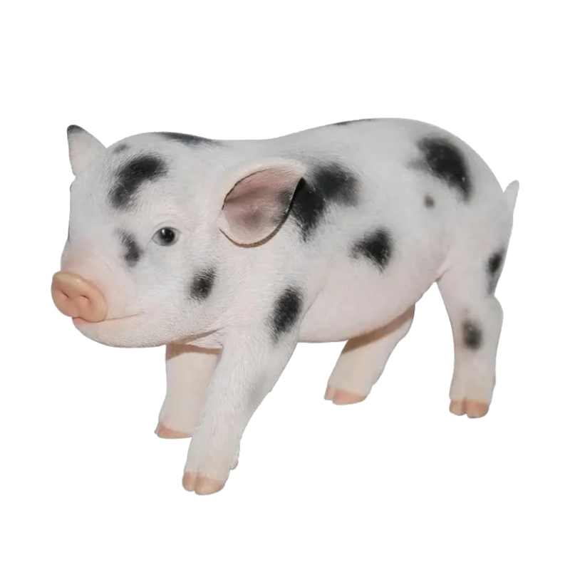 Venkovní zvířátka - Sele stojící polyresinové mix 23cm