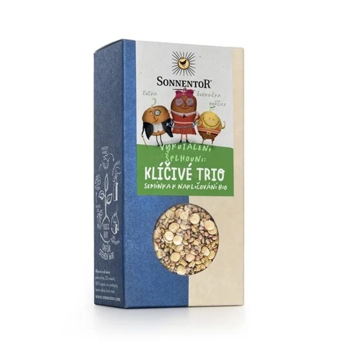 Klíčky - Semena na klíčky - Klíčivé trio bio 120g Sonnentor