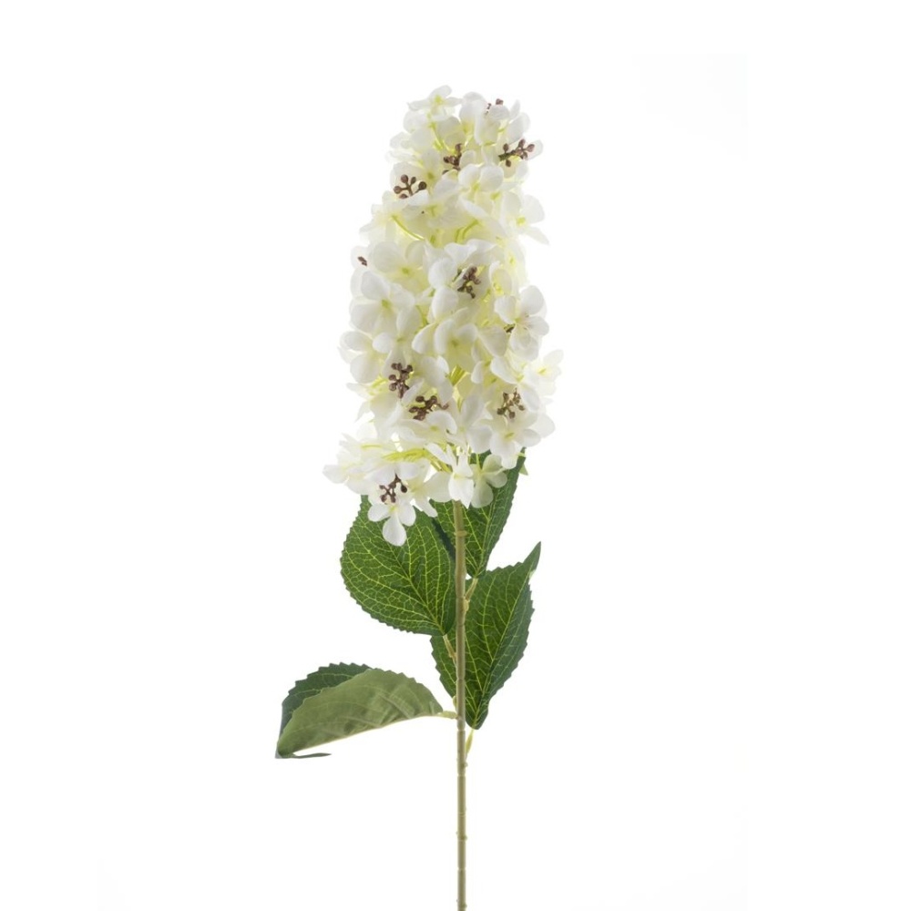 Letní umělé květiny - Šeřík LUCA řezaný umělý krémový 83cm