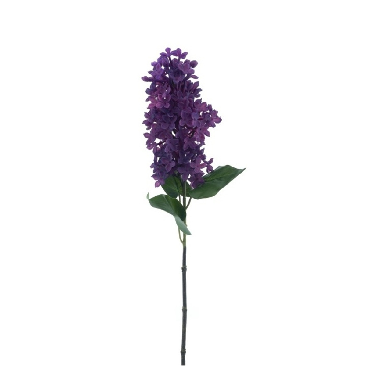 Letní umělé květiny - Šeřík řezaný umělý tm.fialový 67cm