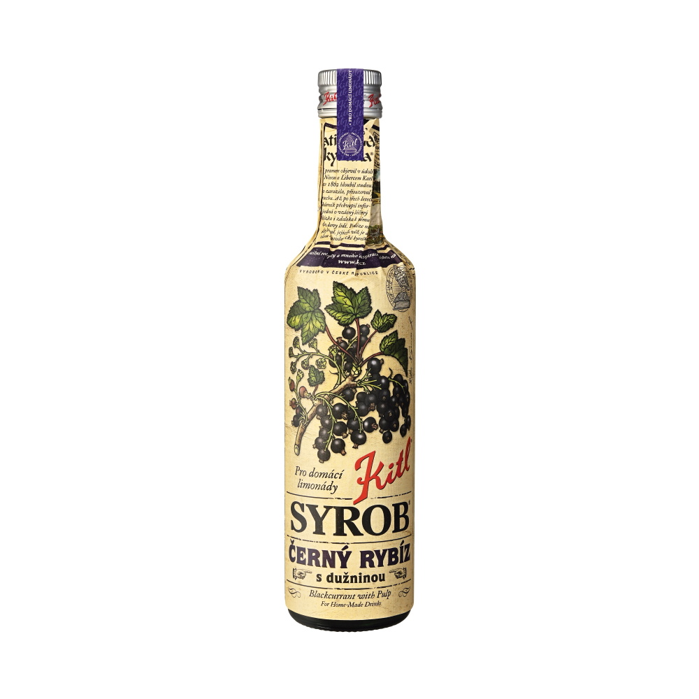 Sirupy, koncentráty, mošty - Sirup Kitl SYROB černý rybíz 500ml
