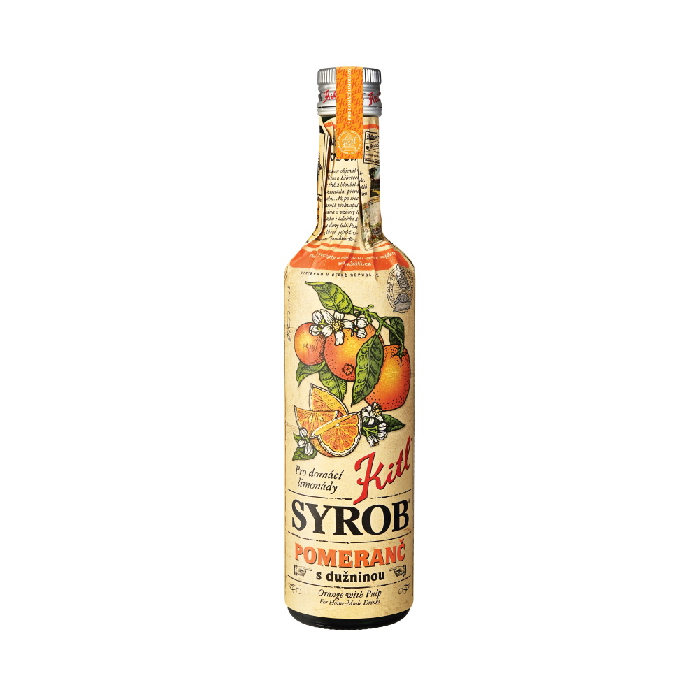 Sirupy, koncentráty, mošty - Sirup Kitl SYROB pomeranč 500ml