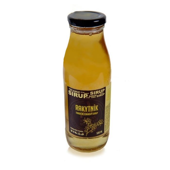 Sirupy, koncentráty, mošty - Sirup rakytníkový 500ml Hradecké delikatesy