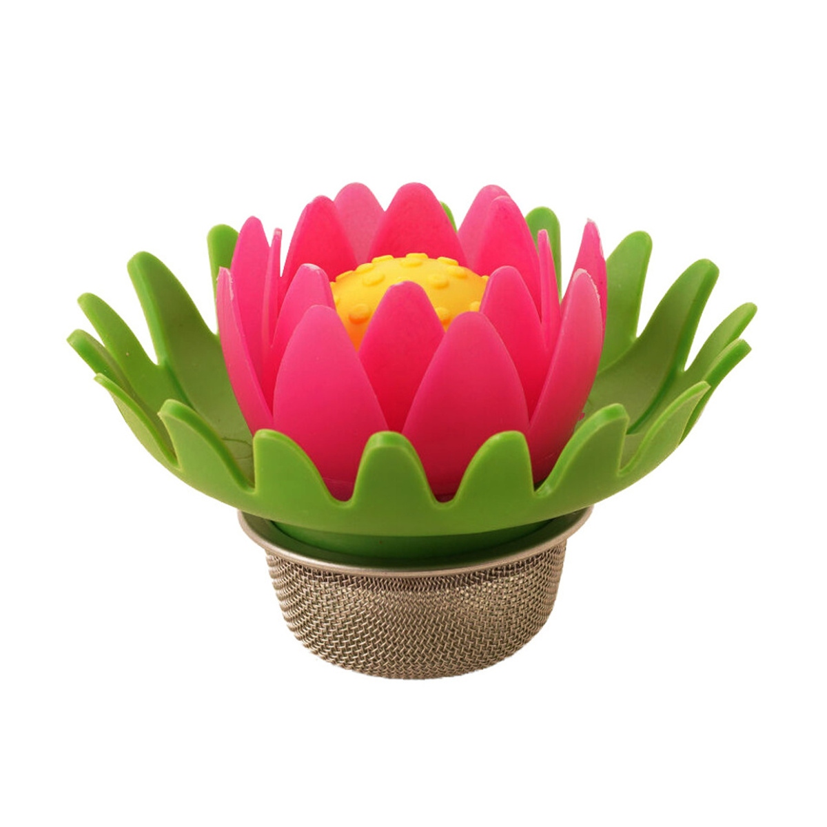 Kuchyňské doplňky - Sítko na čaj s leknínem 6cm