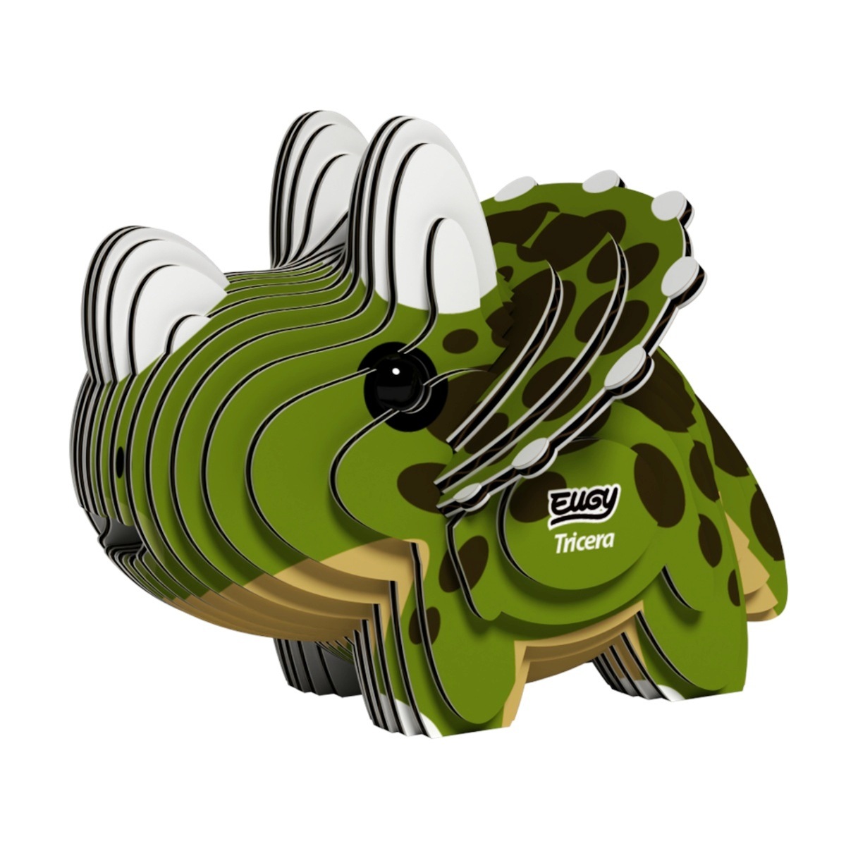 Dětské zboží - Skládačka kartonový dinosaurus Triceratops 3D