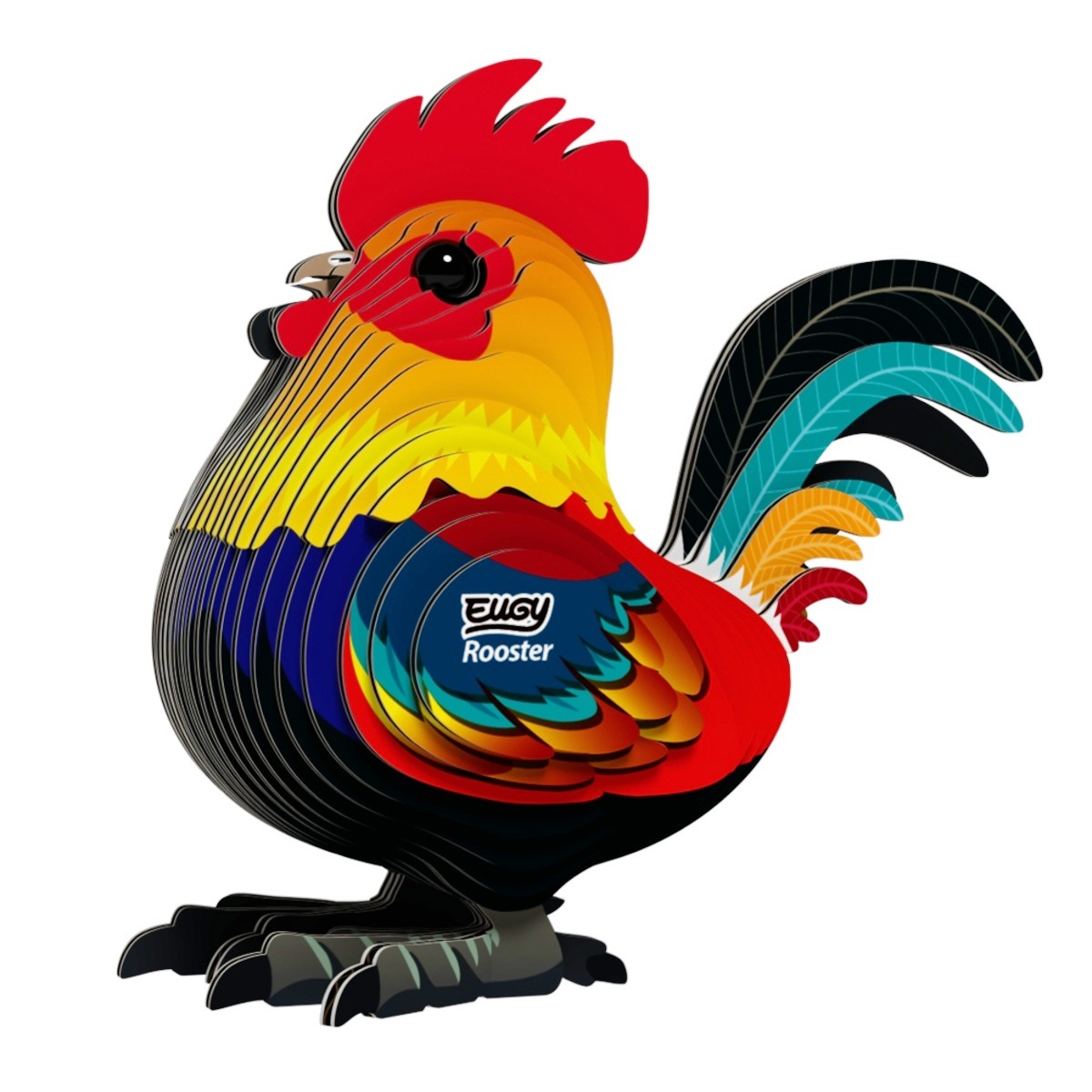 Dětské zboží - Skládačka kartonový kohout 3D
