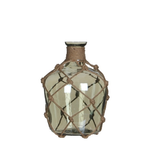 Skleněné vázy - Skleněná lahev 20cm