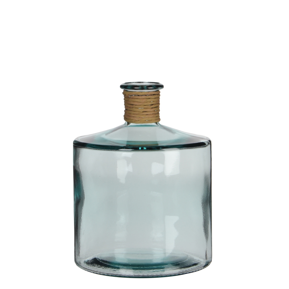 Skleněné vázy - Skleněná váza GUAN 21cm čirá