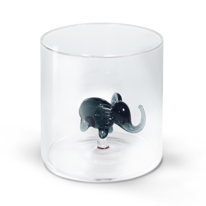 Hrnky a sklenice - Sklenice ELEPHANT z borosilikátového skla 250ml