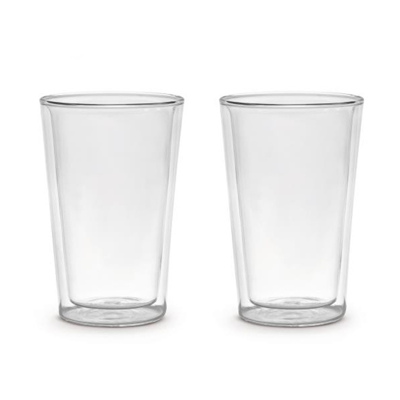 Hrnky a sklenice - Sklenice KAFFA s dvojitou stěnou z borosilikátového skla 325ml/2ks