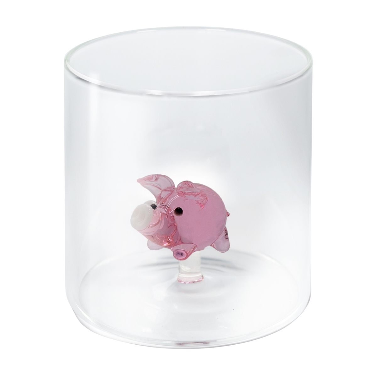 Hrnky a sklenice - Sklenice LITTLE PIG z borosilikátového skla 250ml