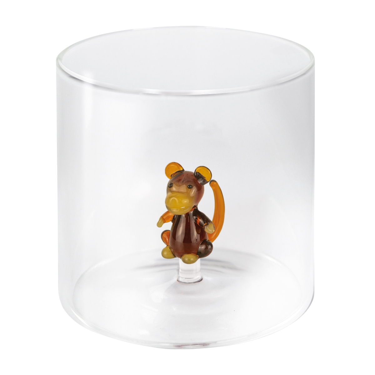 Hrnky a sklenice - Sklenice MONKEY z borosilikátového skla 250ml
