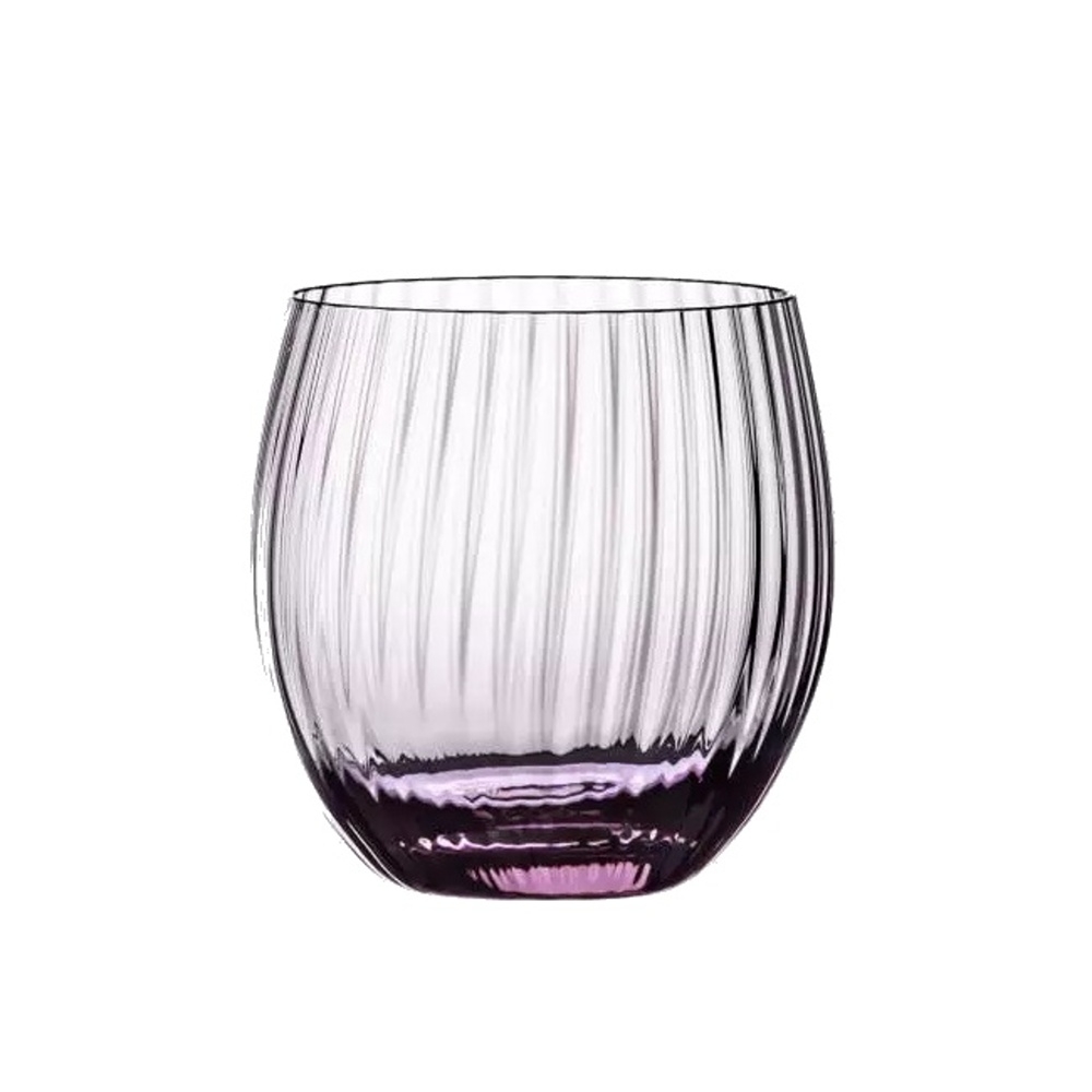 Hrnky a sklenice - Sklenice skleněná TETHYS ametystová 520ml