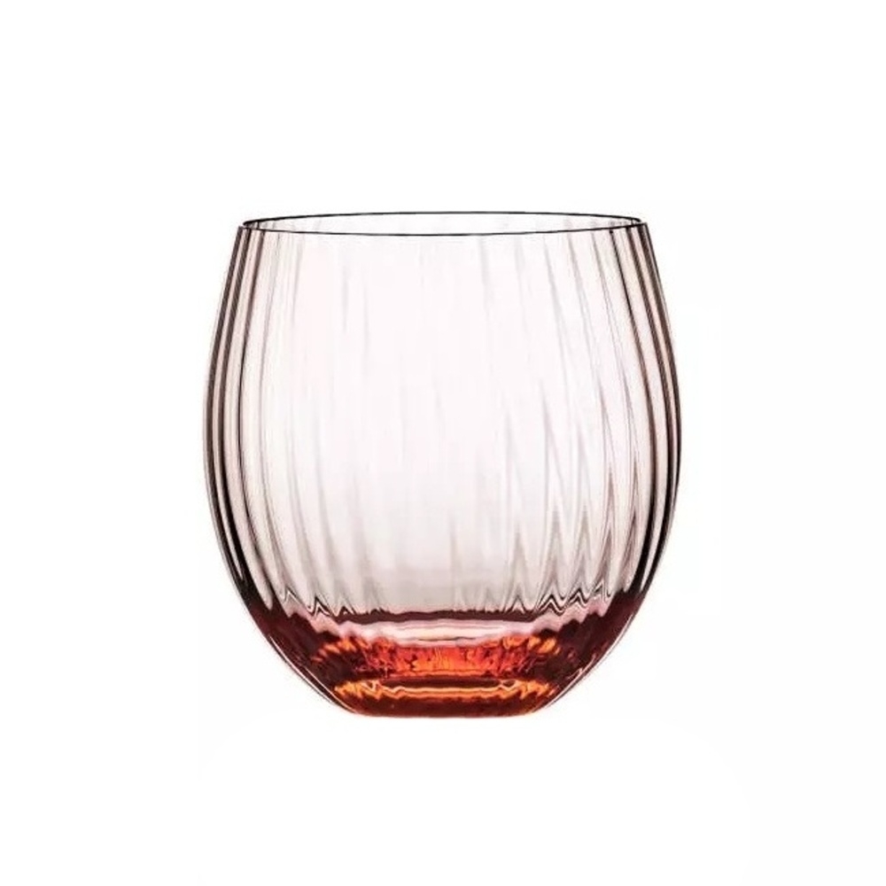 Křišťál Květná 1794 - Sklenice skleněná TETHYS rozalín 520ml