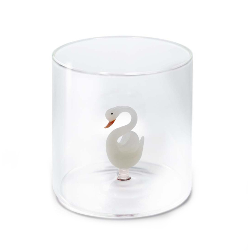 Hrnky a sklenice - Sklenice SWAN z borosilikátového skla 250ml