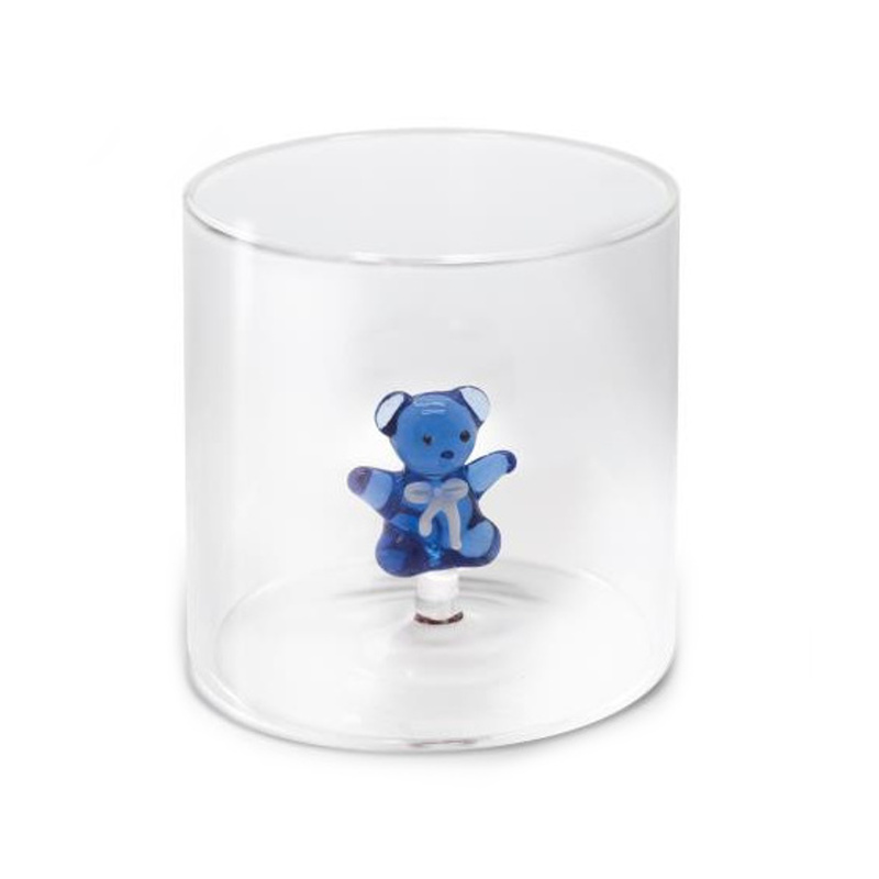 Hrnky a sklenice - Sklenice TEDDY BEAR z borosilikátového skla 250ml