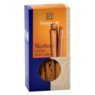 Koření - Skořice Ceylon celá bio 18g Sonnentor