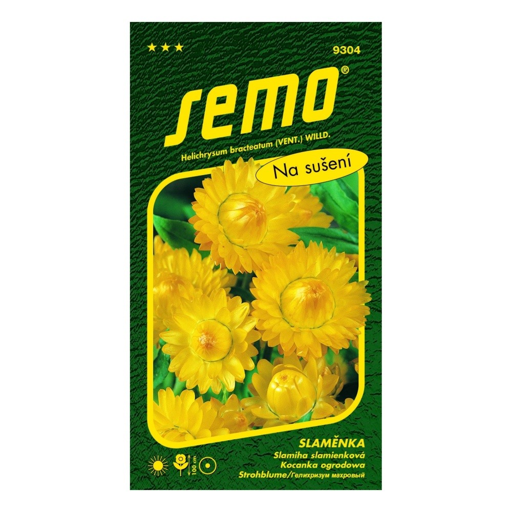 Osivo letniček - Slaměnka žlutá