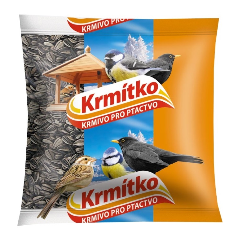 Krmítka, budky, domečky - Slunečnice proužkovaná 400g KRMÍTKO