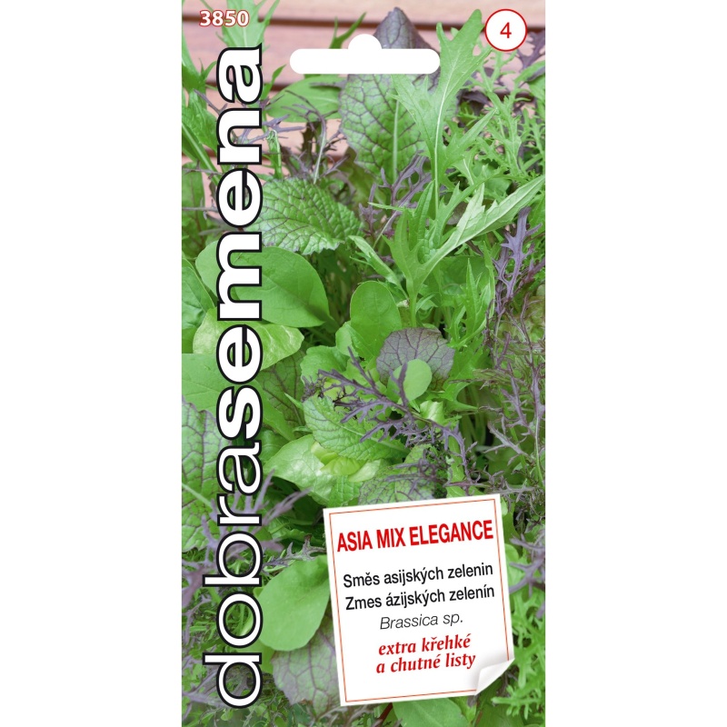 Osivo zeleniny - Směs asijských listových zelenin (DS)