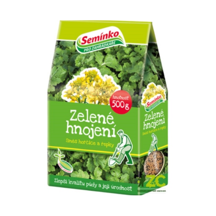 Zelené hnojení - Směs hořčice a řepky krabička 500g