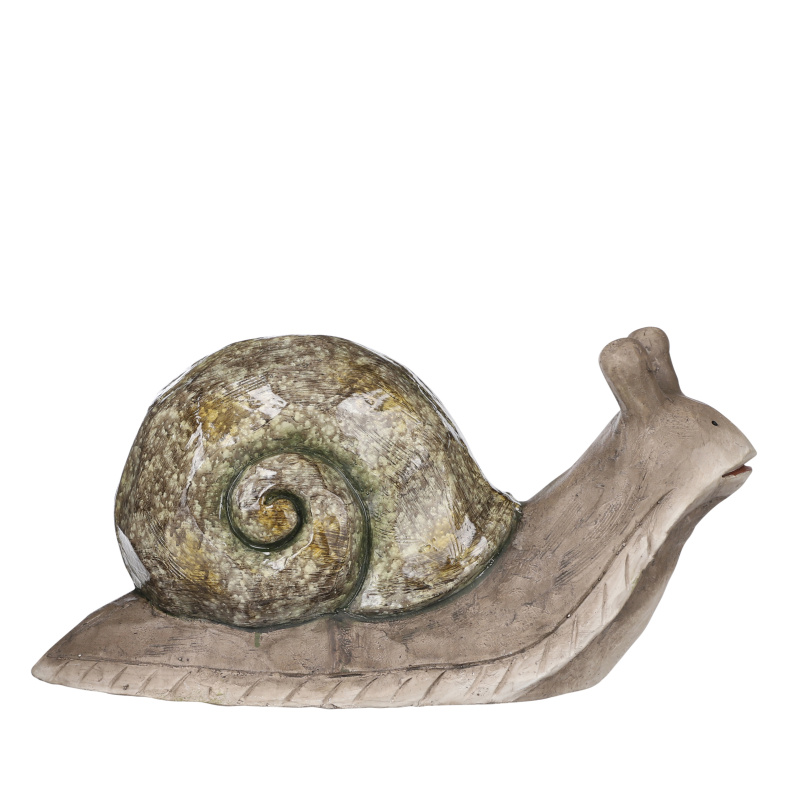 Dekorační figurky zvířat - Šnek keramický 21,5cm