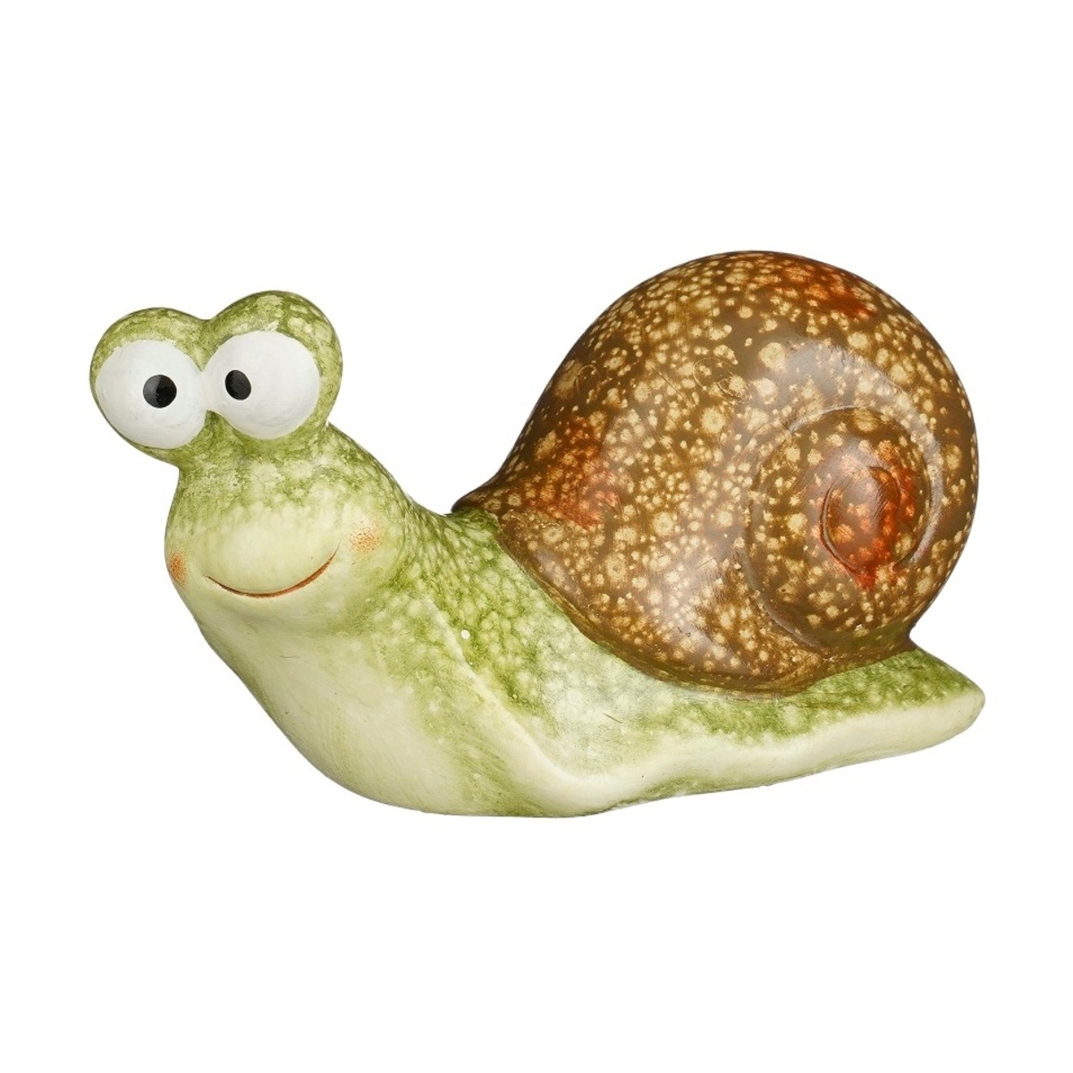 Dekorační figurky zvířat - Šnek keramický 9x13,5cm