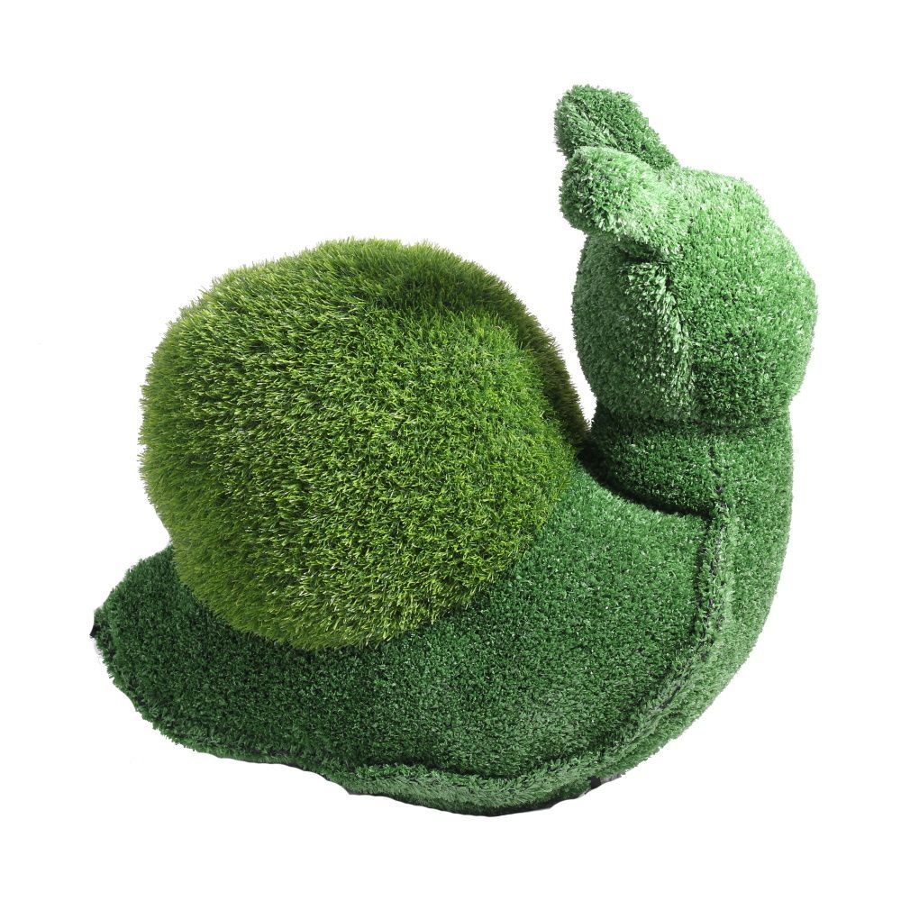 Doplňky do zahrady - Šnek z umělého trávníku (polyesteru) zelený 55cm