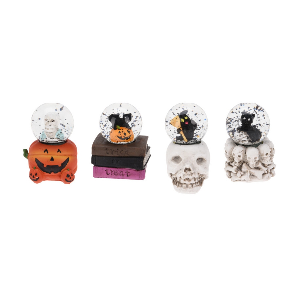 Halloween - Sněžítko HALLOWEEN polyresinové mix 4,5cm