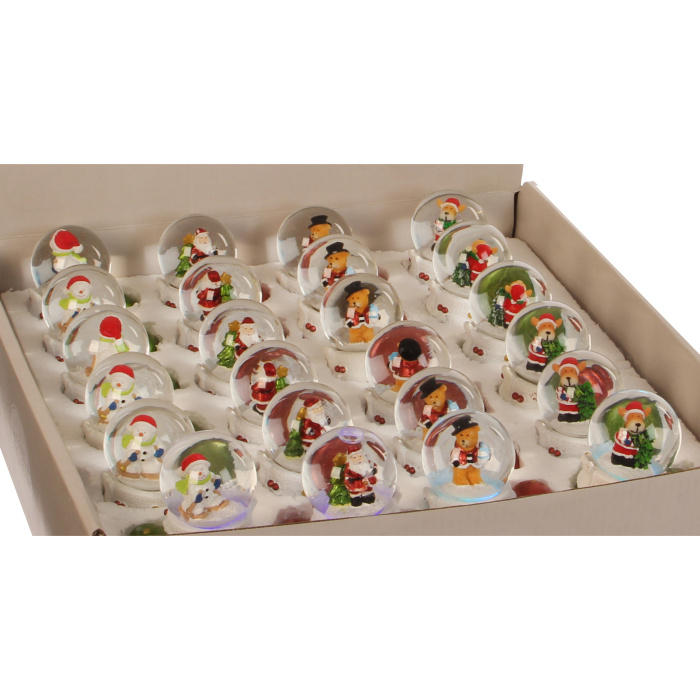 Sněžítko Santa/sněhulák/medvěd mix 6,5cm