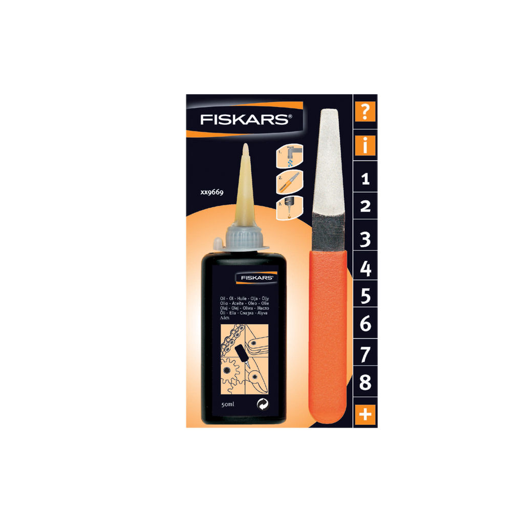 Nůžky - Souprava na údržbu zahradnických nůžek Fiskars