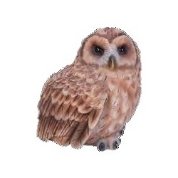 Venkovní zvířátka - Sova polyresinová mix 13cm