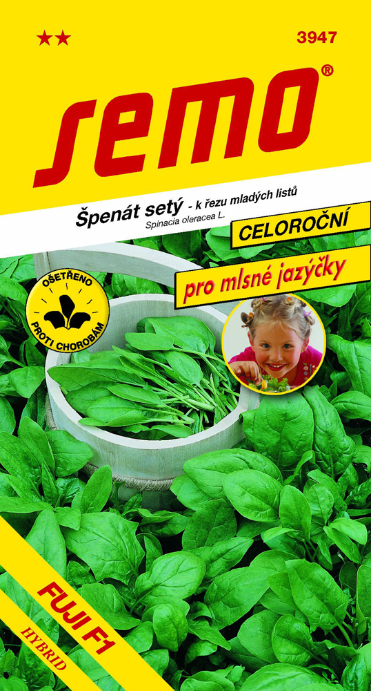 Osivo zeleniny - Špenát Fuji/Harp F1 celoroční JAZÝČKY