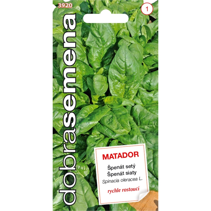 Osivo zeleniny - Špenát setý MATADOR (DS)
