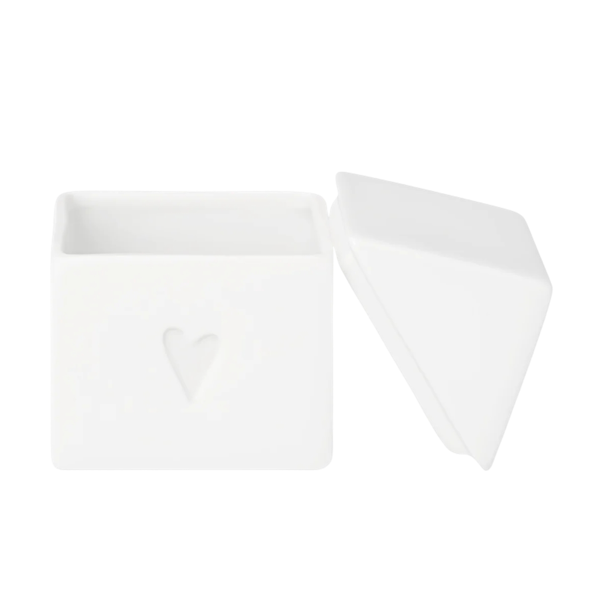 Šperkovnice porcelánový dům se srdcem 7cm-0