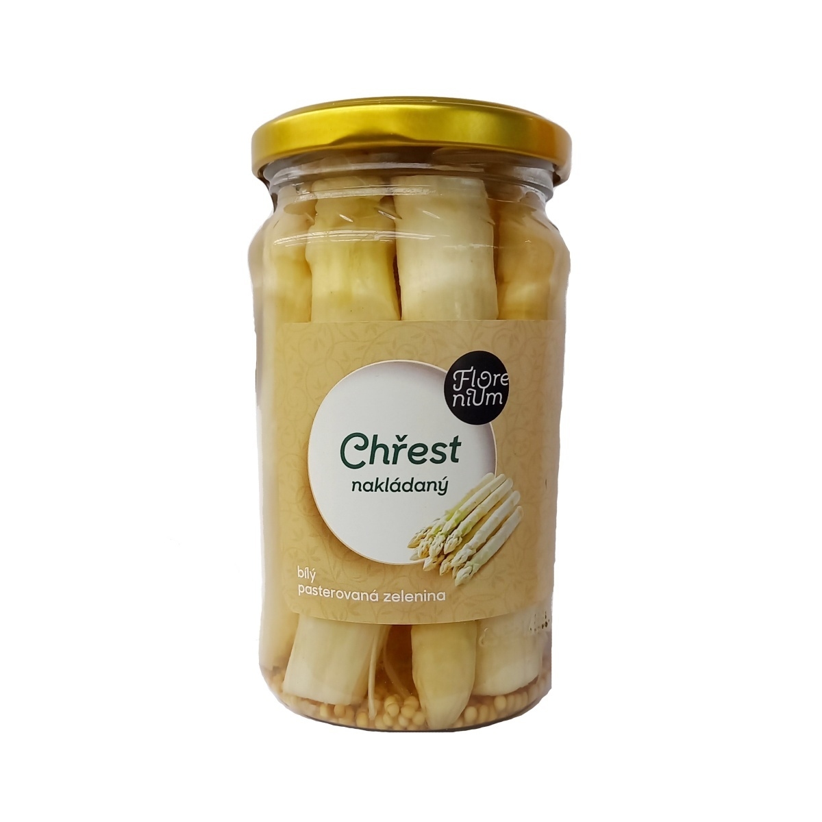Zeleninové pochoutky - Špičky bílého chřestu nakládané 350g