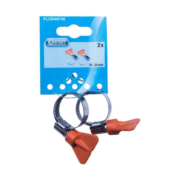 Zálivka a hadice - Spony hadicové s motýlkem 16-25mm 2ks