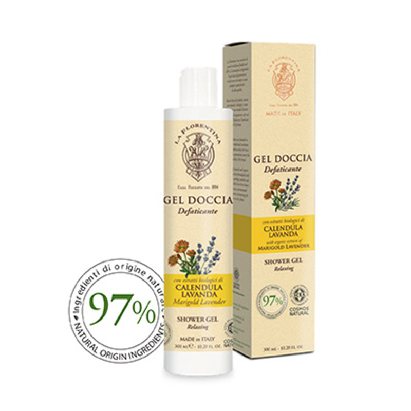 Tekutá mýdla a gely - Sprchový gel La Florentina Calendula Lavanda 300ml